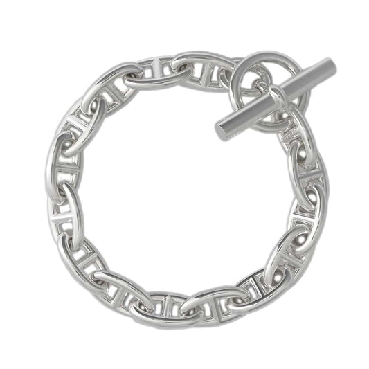 HERMES Chaine d'Ancre Bracelet 15 frames Size GM SV925