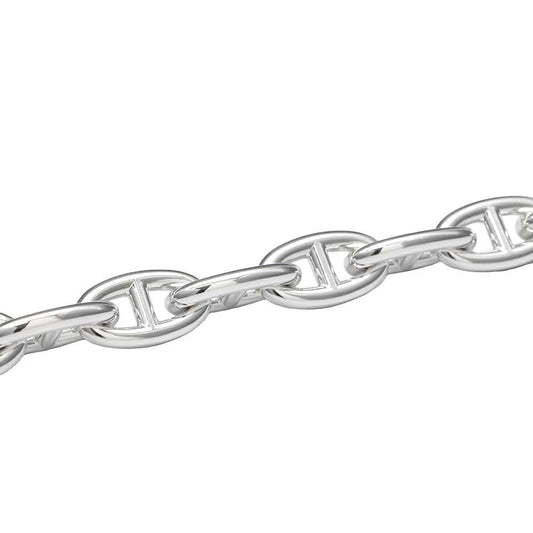 HERMES Chaine d'Ancre Bracelet 15 frames Size GM SV925
