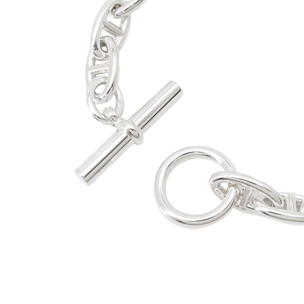 HERMES Chaine d'Ancre Bracelet 15 frames Size GM SV925