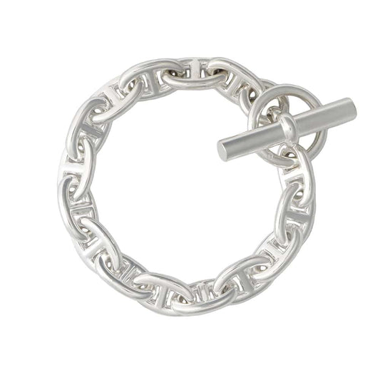 HERMES Chaine d'Ancre Bracelet 15 frames Size MM SV925