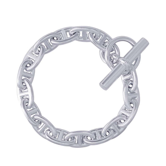 HERMES Chaine d'Ancre Bracelet 16 frames Size MM SV925