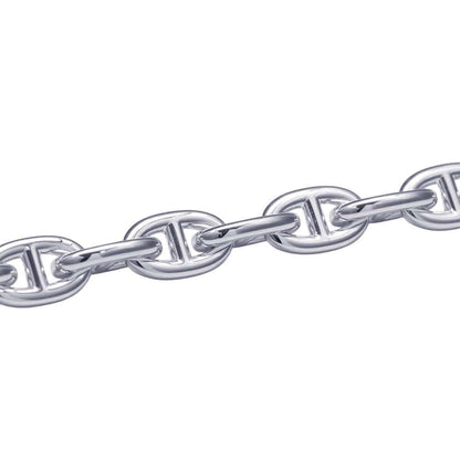 HERMES Chaine d'Ancre Bracelet 16 frames Size MM SV925