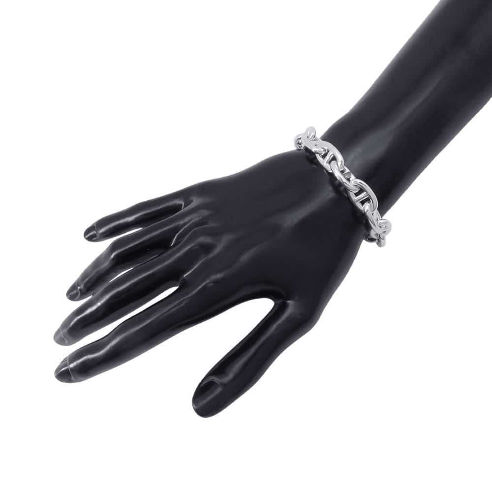 HERMES Chaine d'Ancre Bracelet 16 frames Size MM SV925
