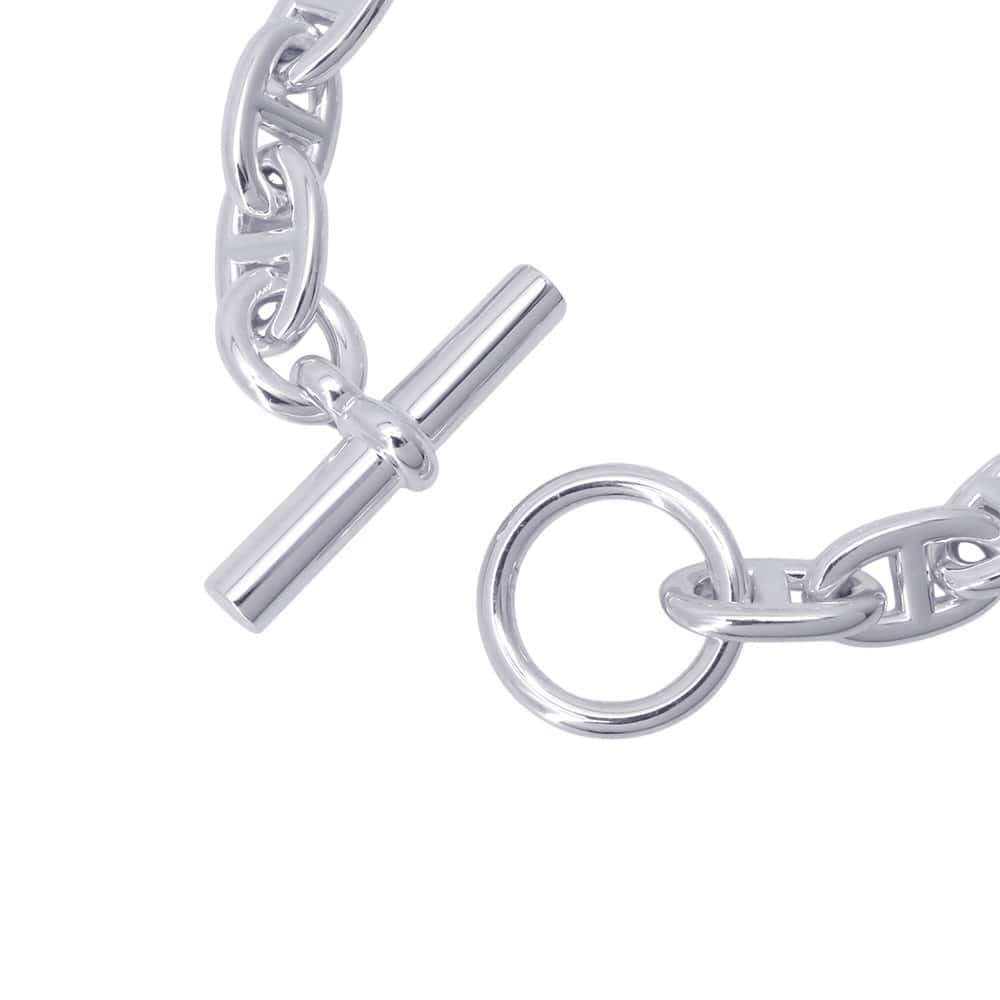 HERMES Chaine d'Ancre Bracelet 16 frames Size MM SV925