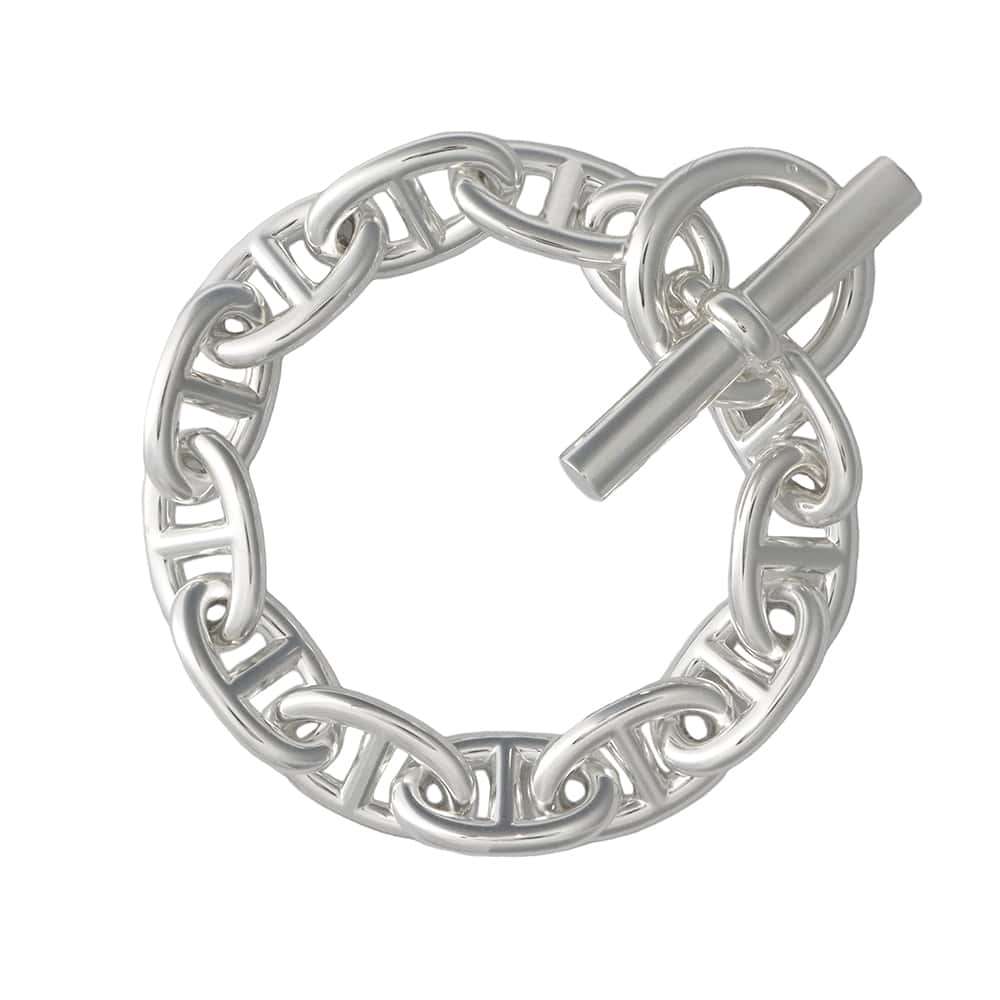 HERMES Chaine d'Ancre Bracelet 12 frames Size TGM SV925