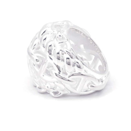 HERMES Chaine d'Ancre Multi Chain Ring Size 52/#12 SV925