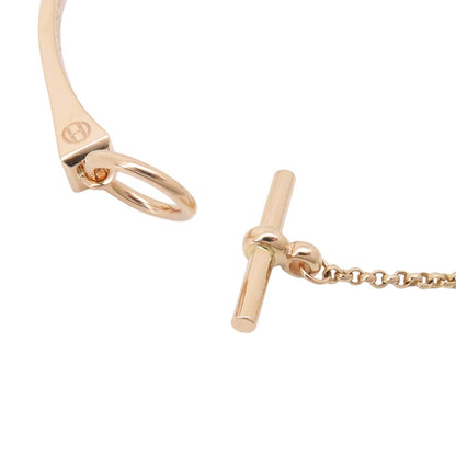 HERMES Bracelet "Clou de Forge" Size ST 18K Pink Gold