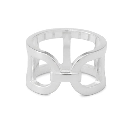 HERMES Ever Chaine D'Ancre Ring Size MM/51 SV925
