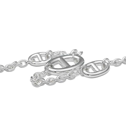 HERMES Chaine d'Ancre Farandole Bracelet Size LG SV925
