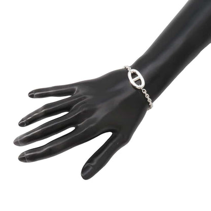 HERMES Chaine d'Ancre Farandole Bracelet Size LG SV925