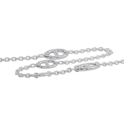 HERMES Chaine d'Ancre Farandole Necklace Size 120 SV925