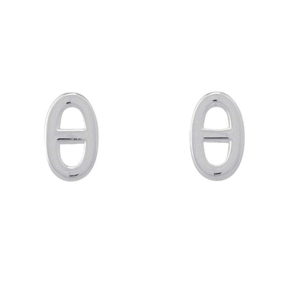 HERMES Farandole Chaine d'Ancre Earrings Size TPM SV925