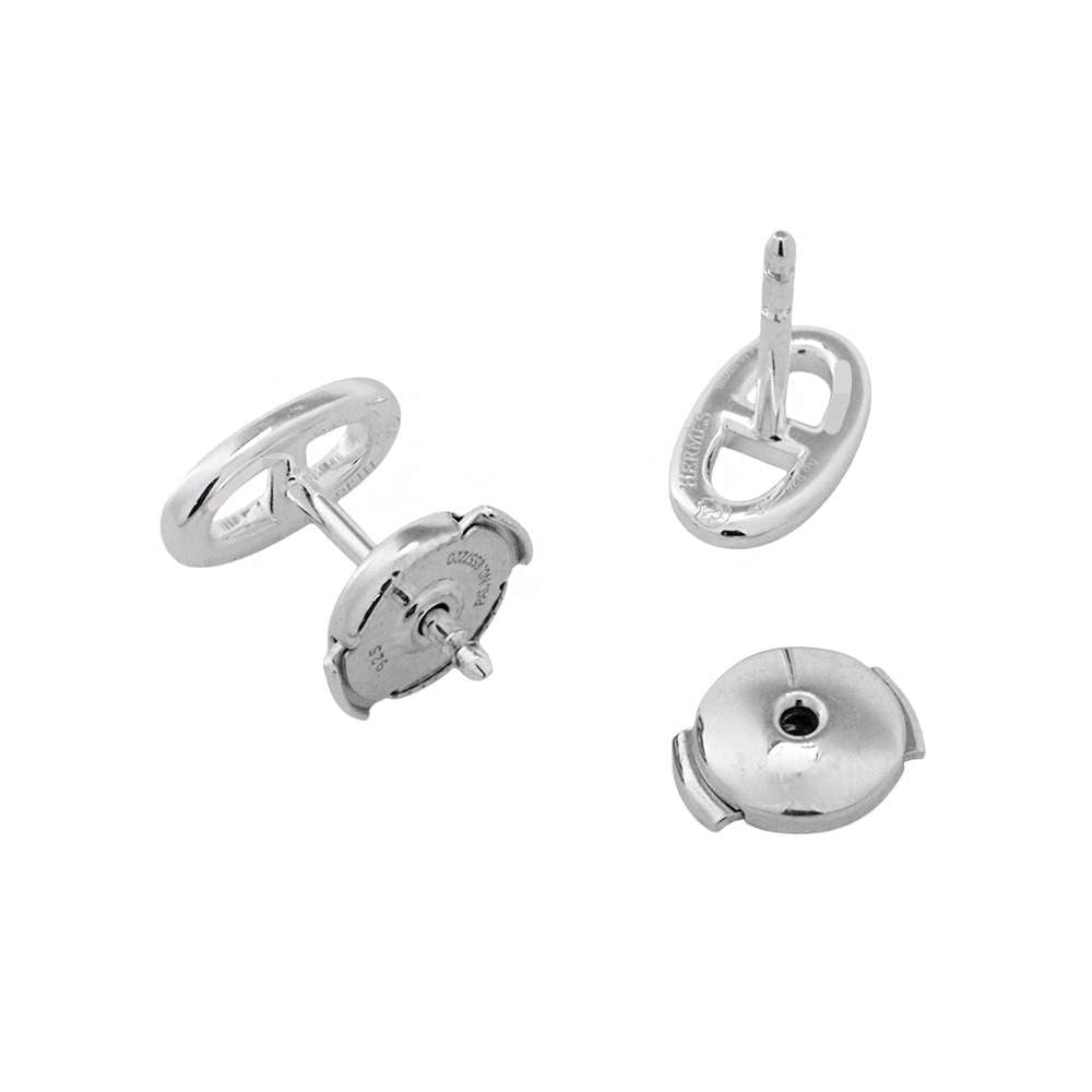 HERMES Farandole Chaine d'Ancre Earrings Size TPM SV925