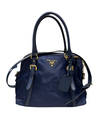 Tessuto Nylon Bag Baltico Blue