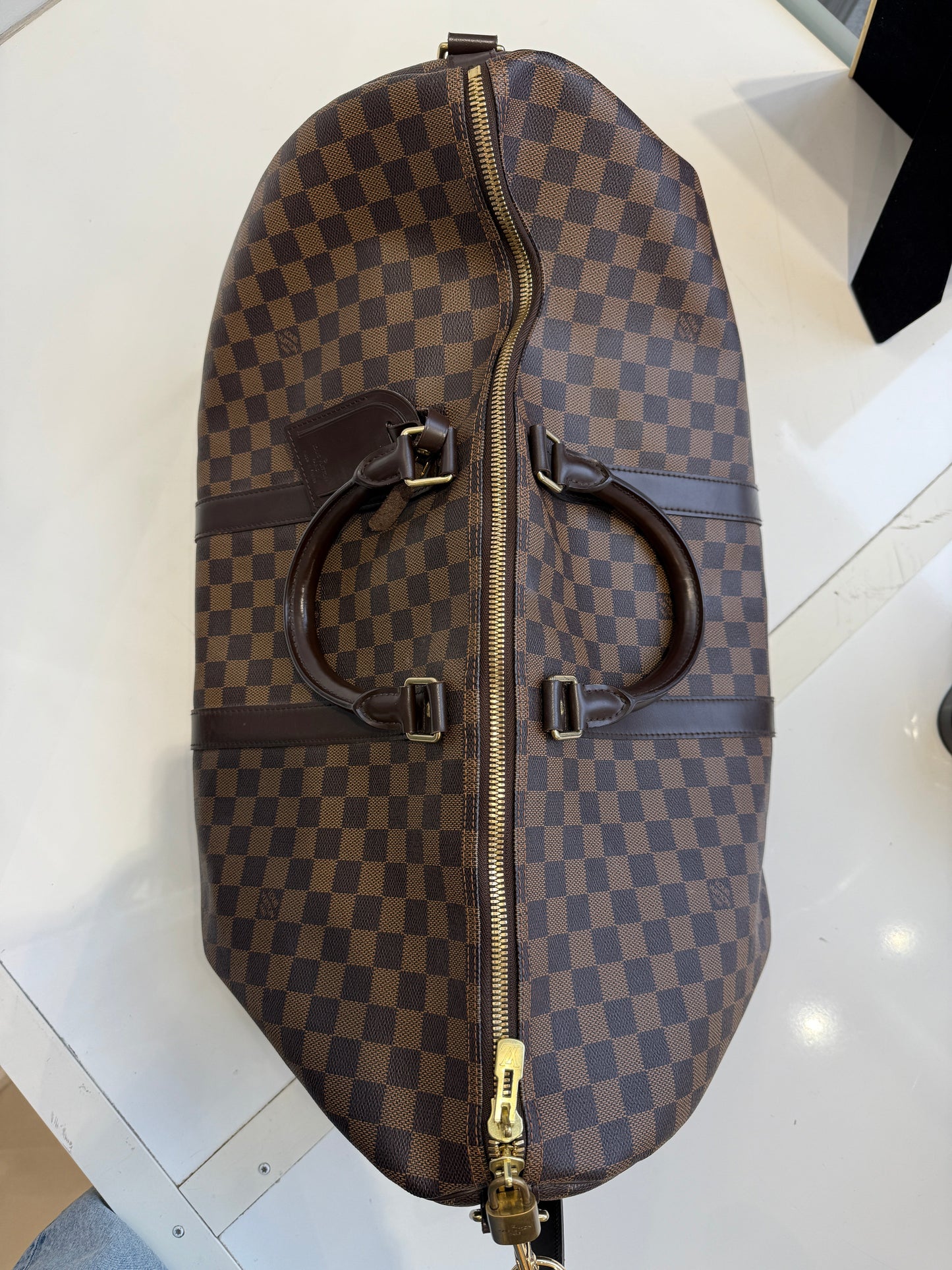 Keepall Bandoulière 55 Damier Ebene