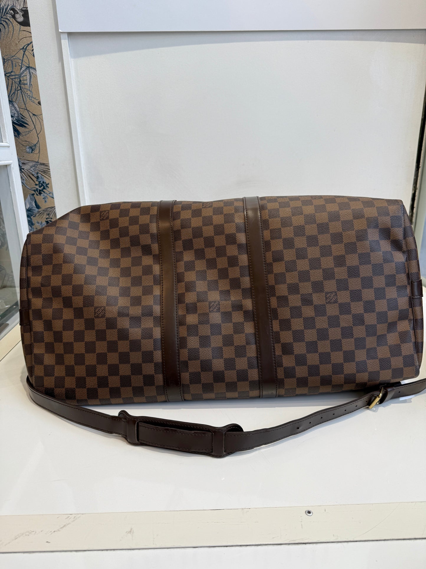 Keepall Bandoulière 55 Damier Ebene