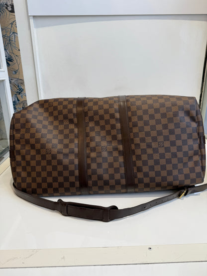 Keepall Bandoulière 55 Damier Ebene