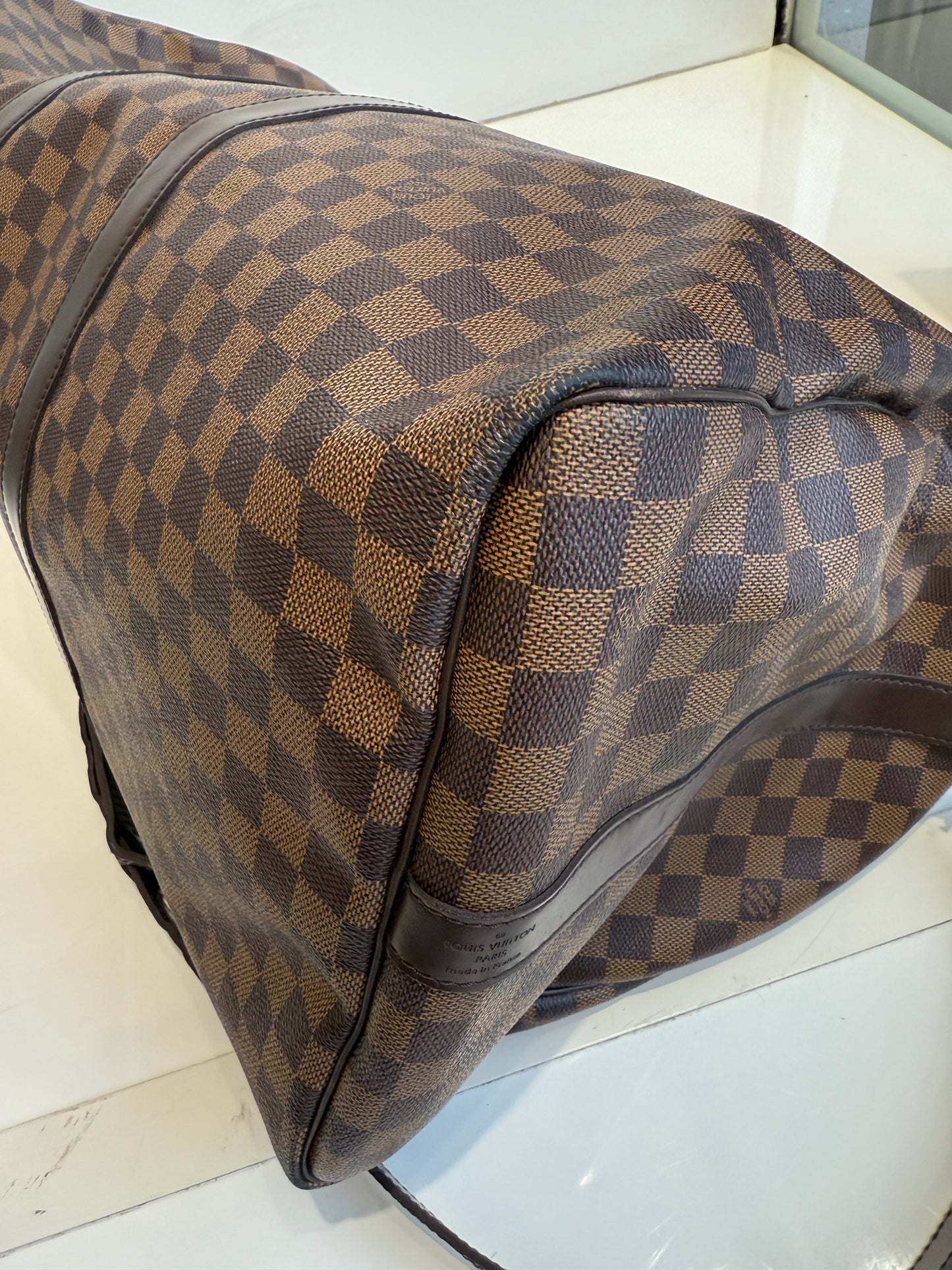 Keepall Bandoulière 55 Damier Ebene