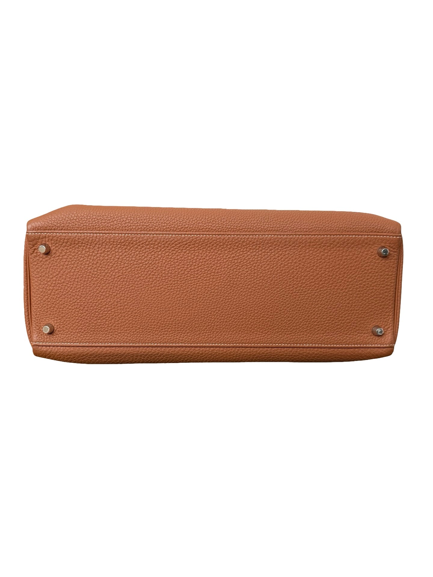 Kelly 40 Gold Togo Leather and Palladium Hardware