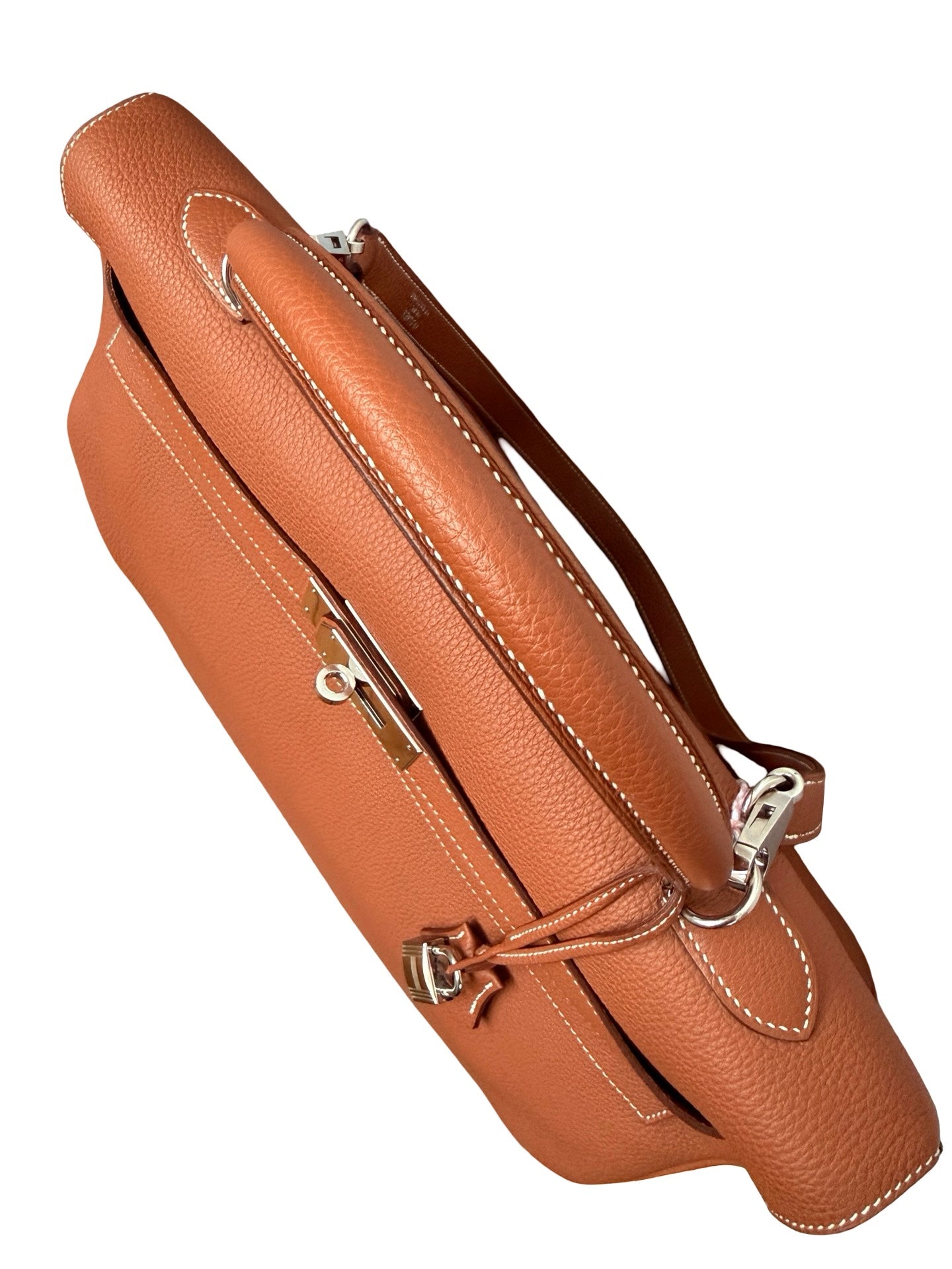 Kelly 40 Gold Togo Leather and Palladium Hardware