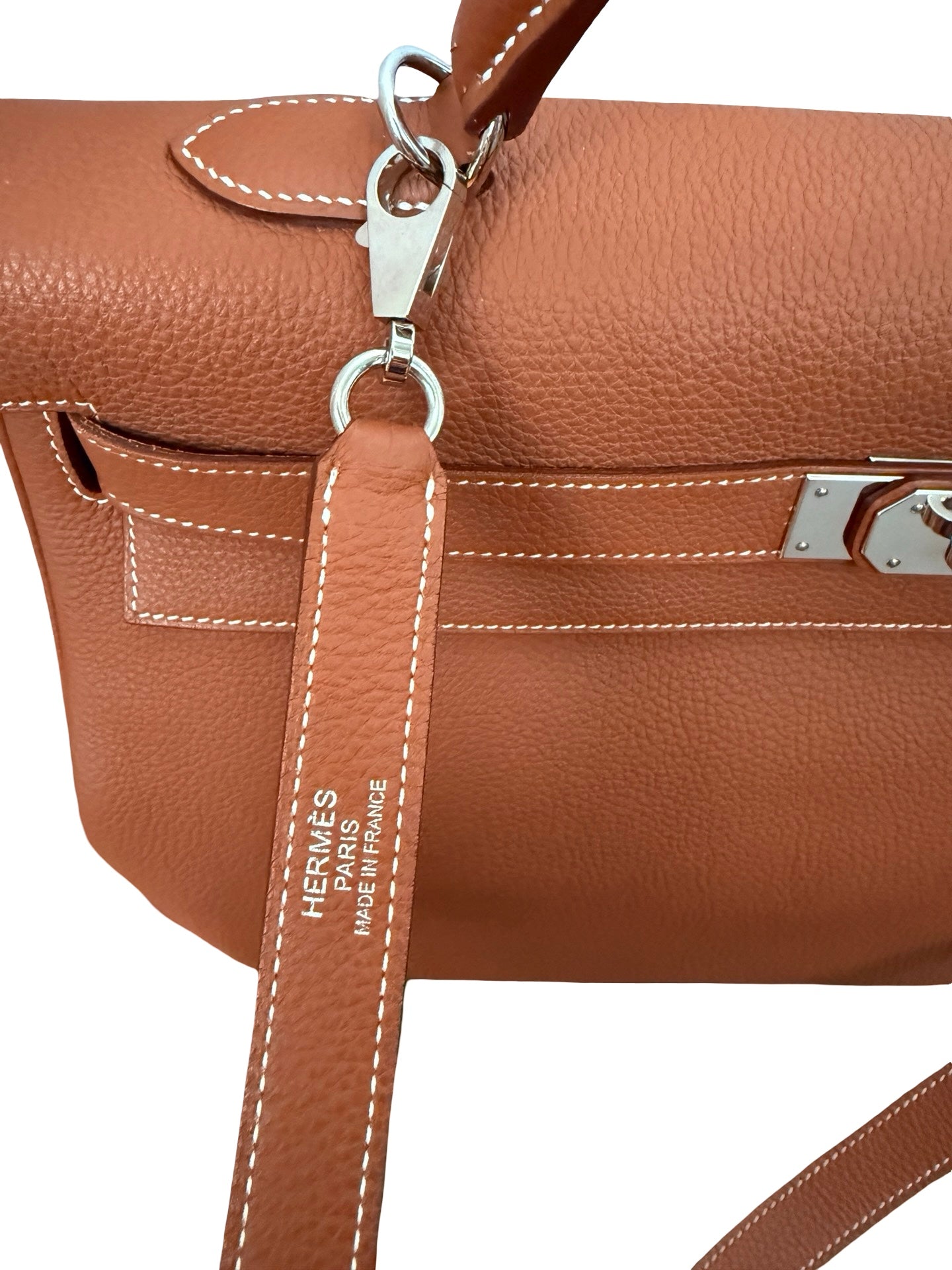 Kelly 40 Gold Togo Leather and Palladium Hardware