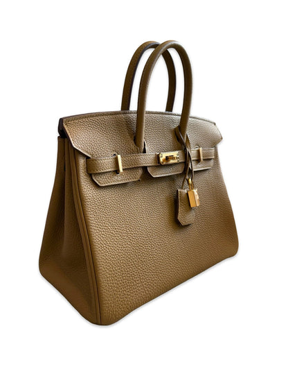 Birkin 25 Bronze Doré Togo Gold Hardware