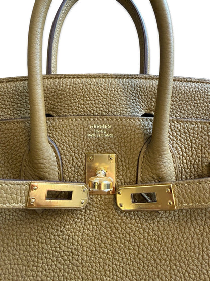 Birkin 25 Bronze Doré Togo Gold Hardware