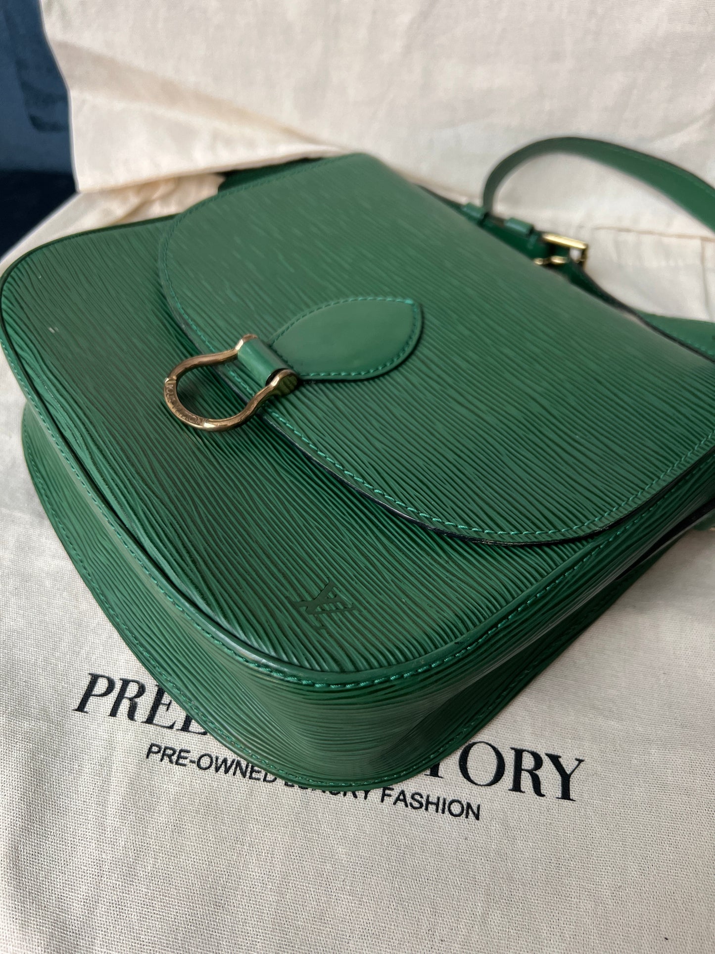 Saint Cloud in Green Epi Leather