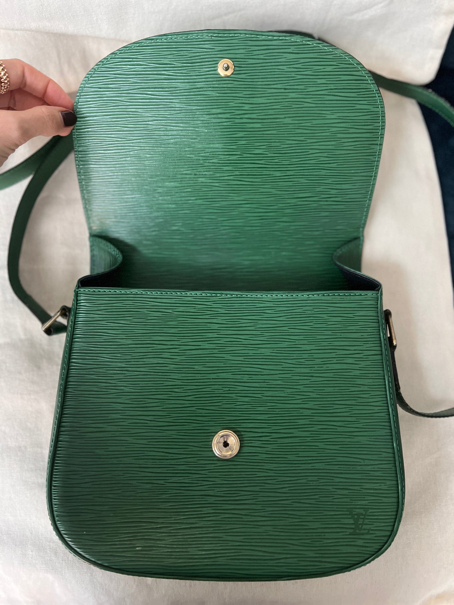 Saint Cloud in Green Epi Leather