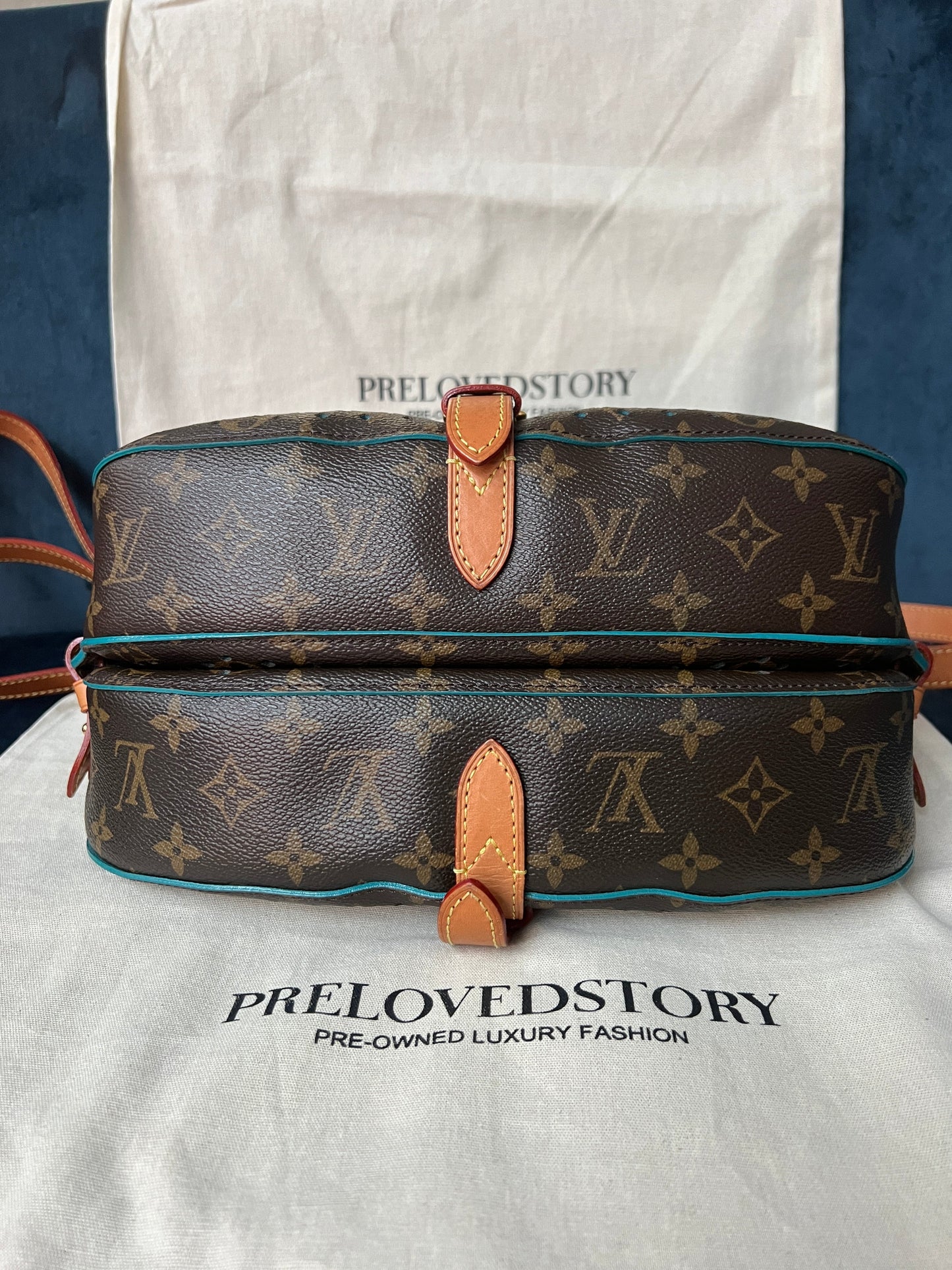 Limited Edition Monogram Flore Perforated Saumur Bag
