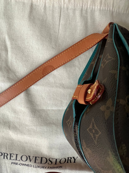 Limited Edition Monogram Flore Perforated Saumur Bag