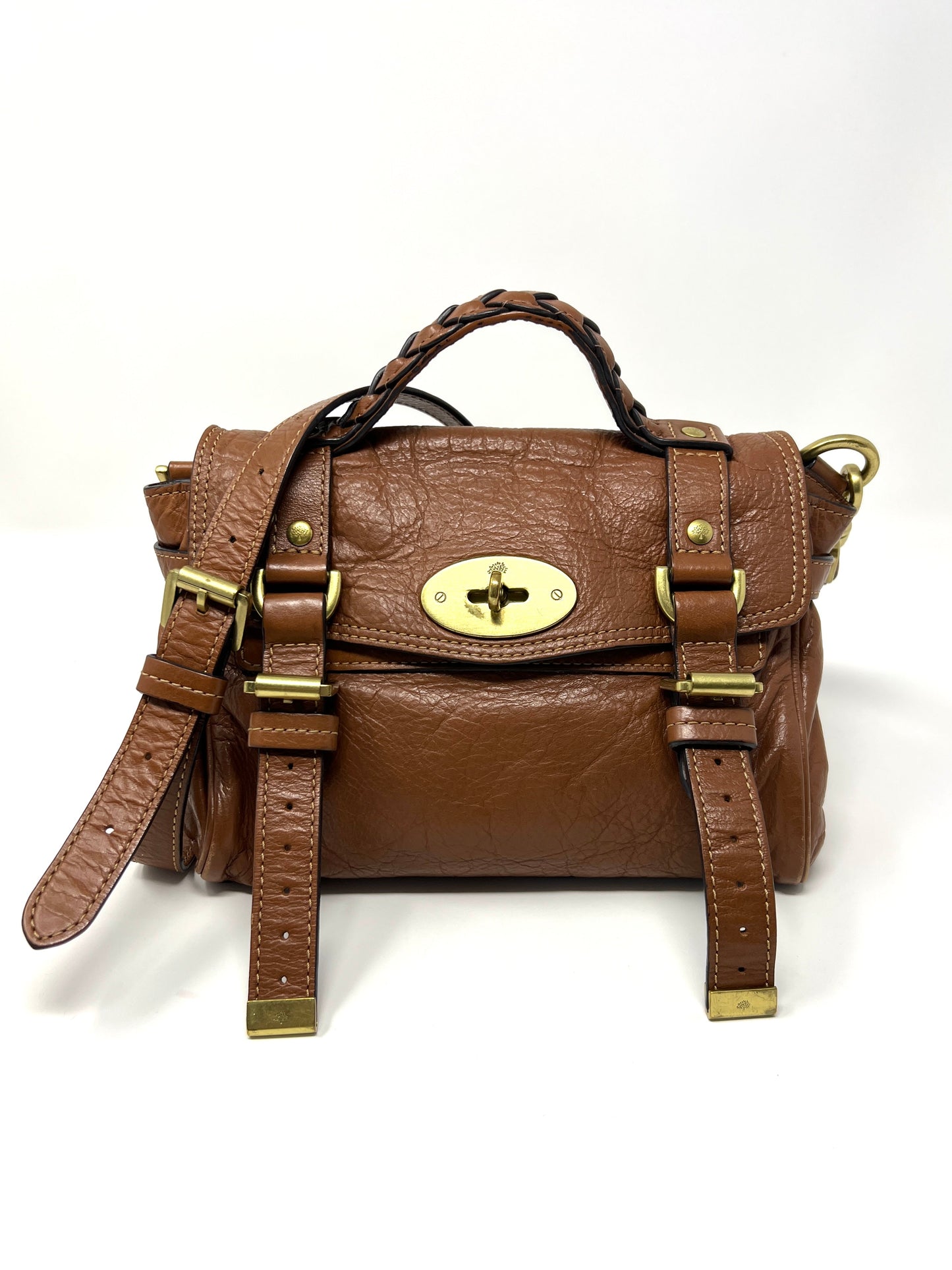 Alexa Mini Tan Buffalo Bag