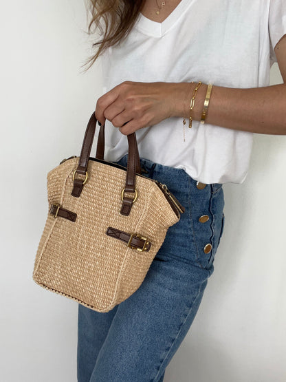 Mini Raffia Bag