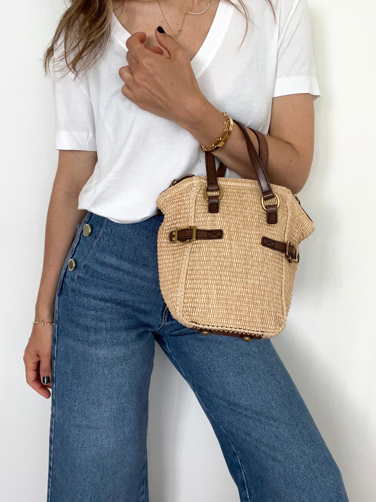 Mini Raffia Bag