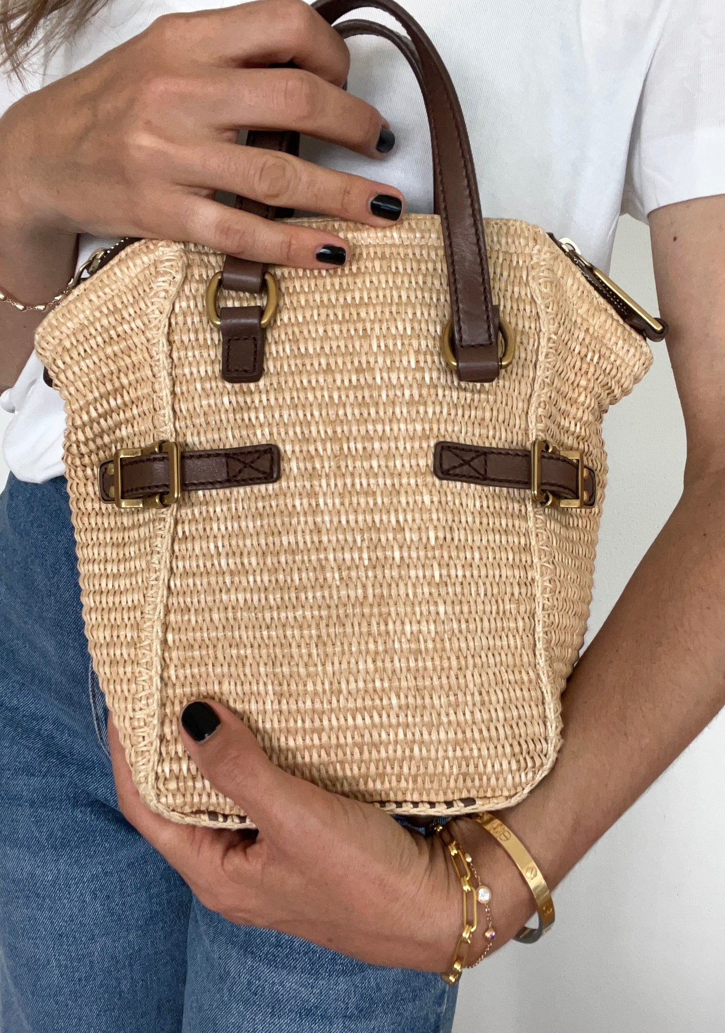 Mini Raffia Bag