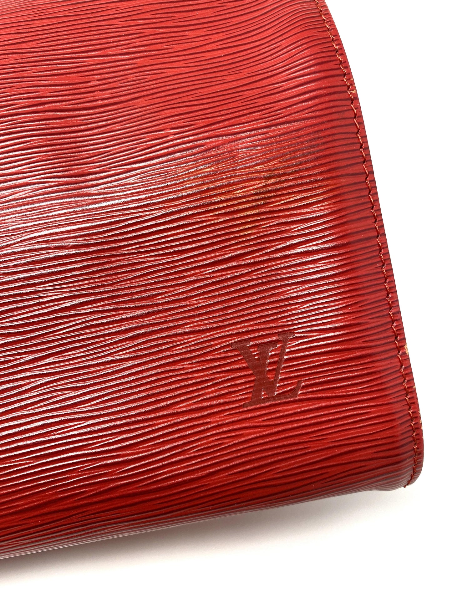 LOUIS VUITTON SPEEDY 40 RED EPI LEATHER – VINTAGE