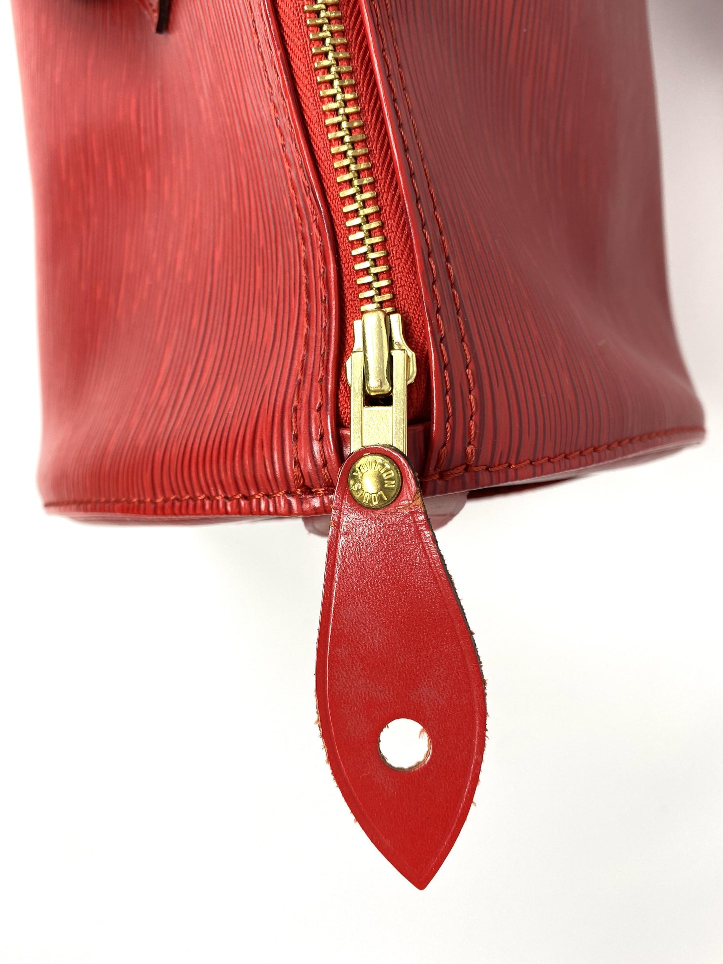 LOUIS VUITTON SPEEDY 40 RED EPI LEATHER – VINTAGE