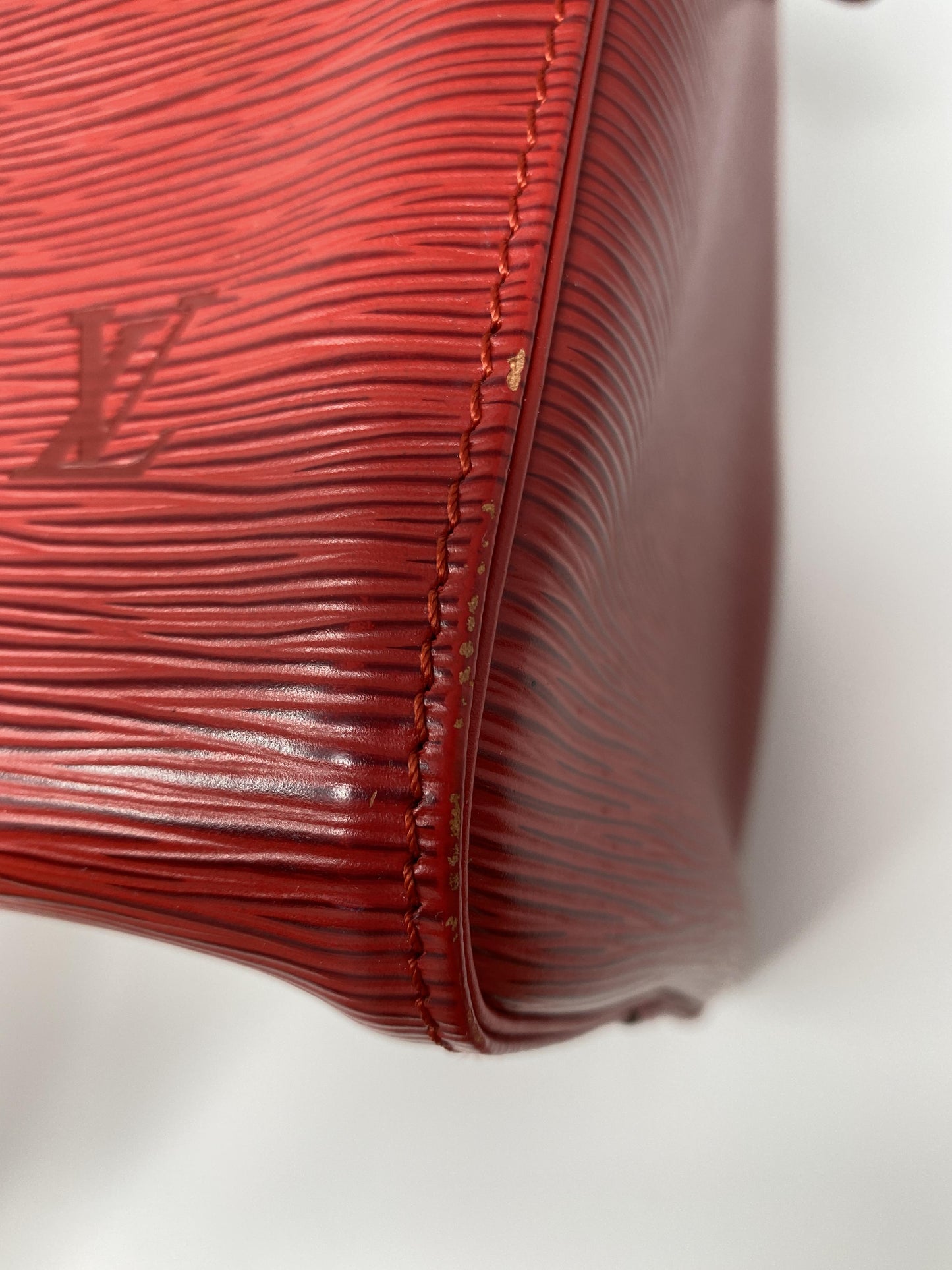 LOUIS VUITTON SPEEDY 40 RED EPI LEATHER – VINTAGE
