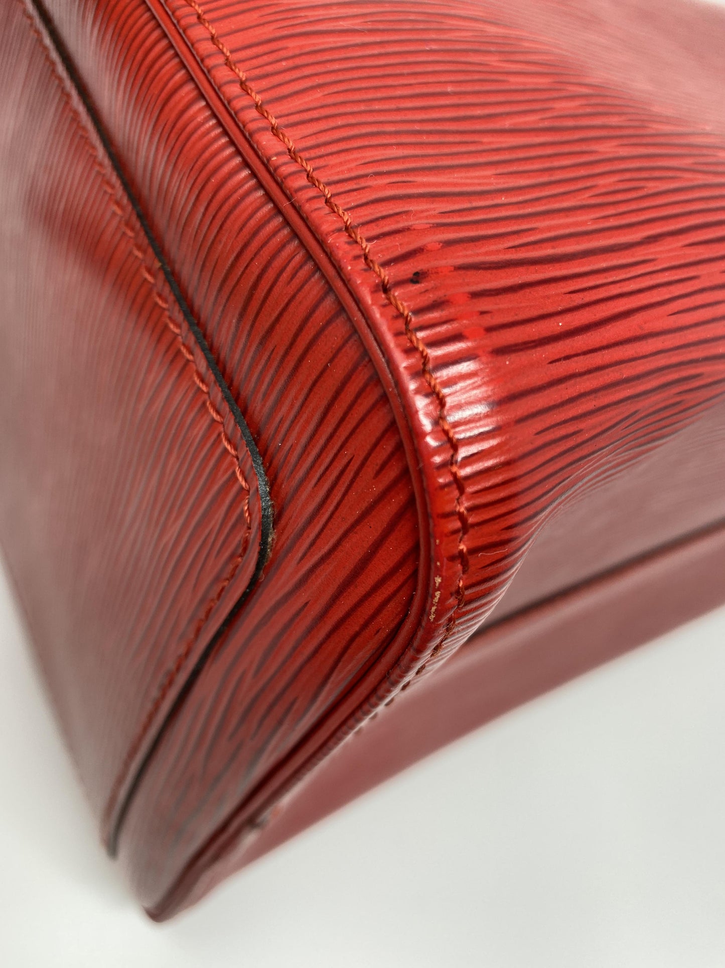 LOUIS VUITTON SPEEDY 40 RED EPI LEATHER – VINTAGE