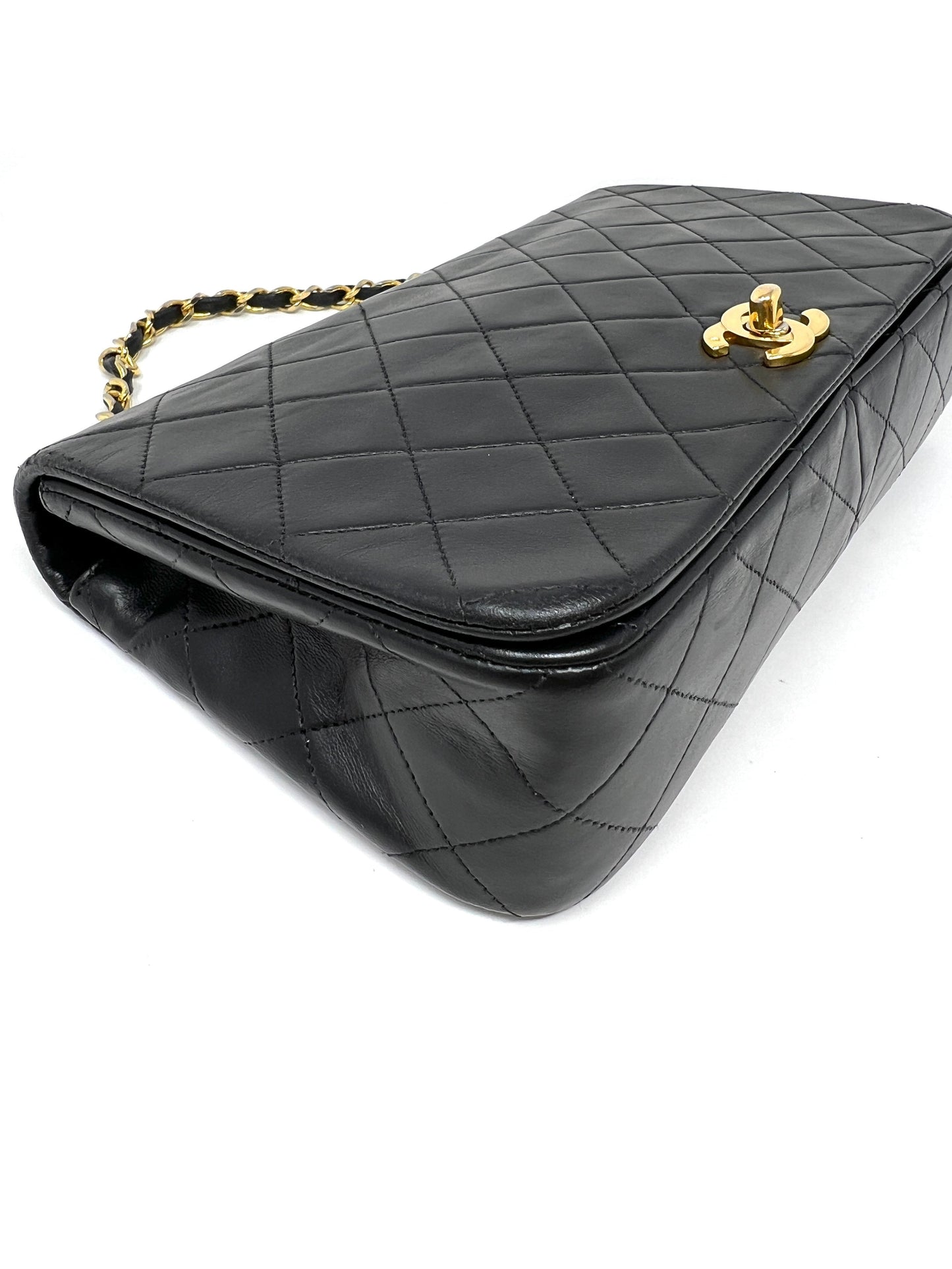 90's Classic Full Flap Bag Black