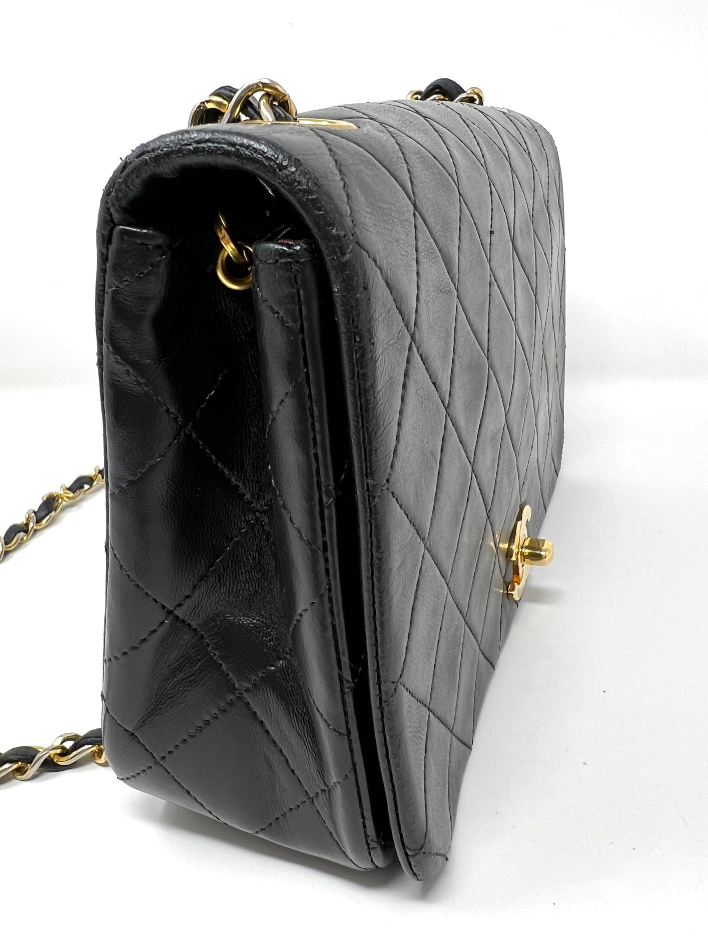 90's Classic Full Flap Bag Black