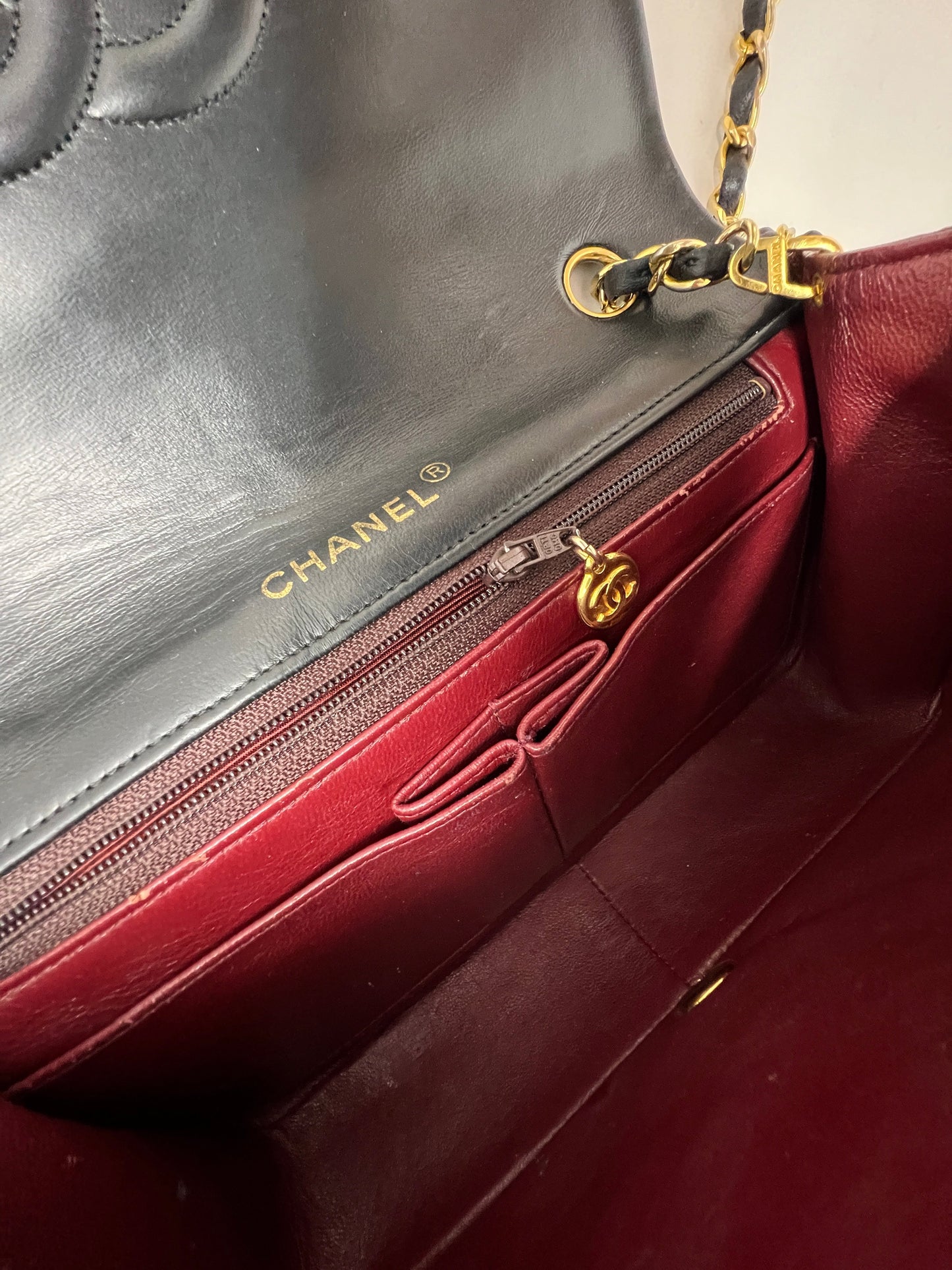 90's Classic Full Flap Bag Black