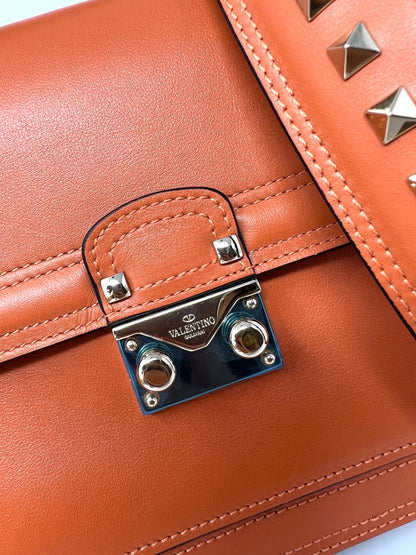 Cabana Small leather shoulder bag with studs