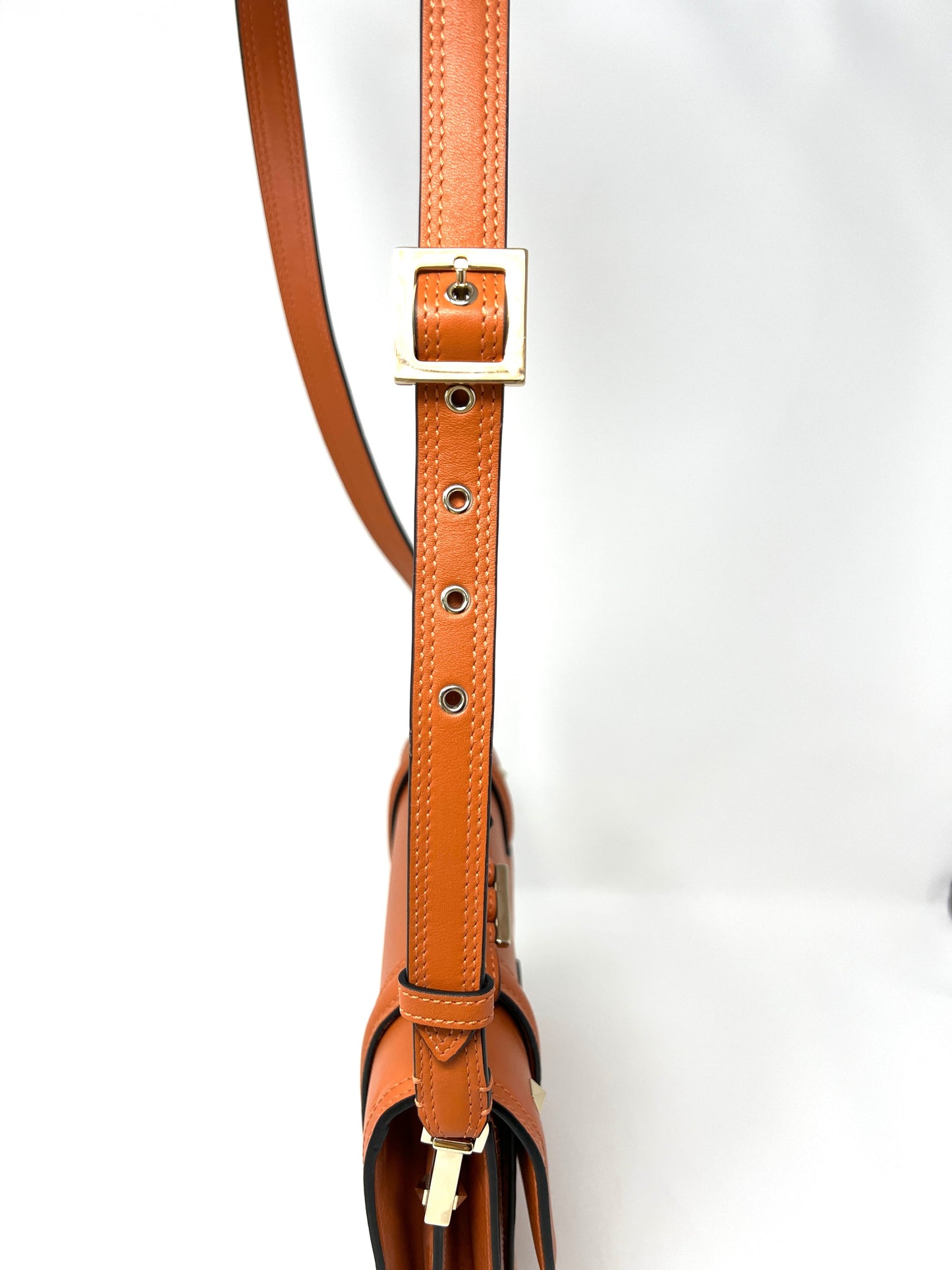 Cabana Small leather shoulder bag with studs