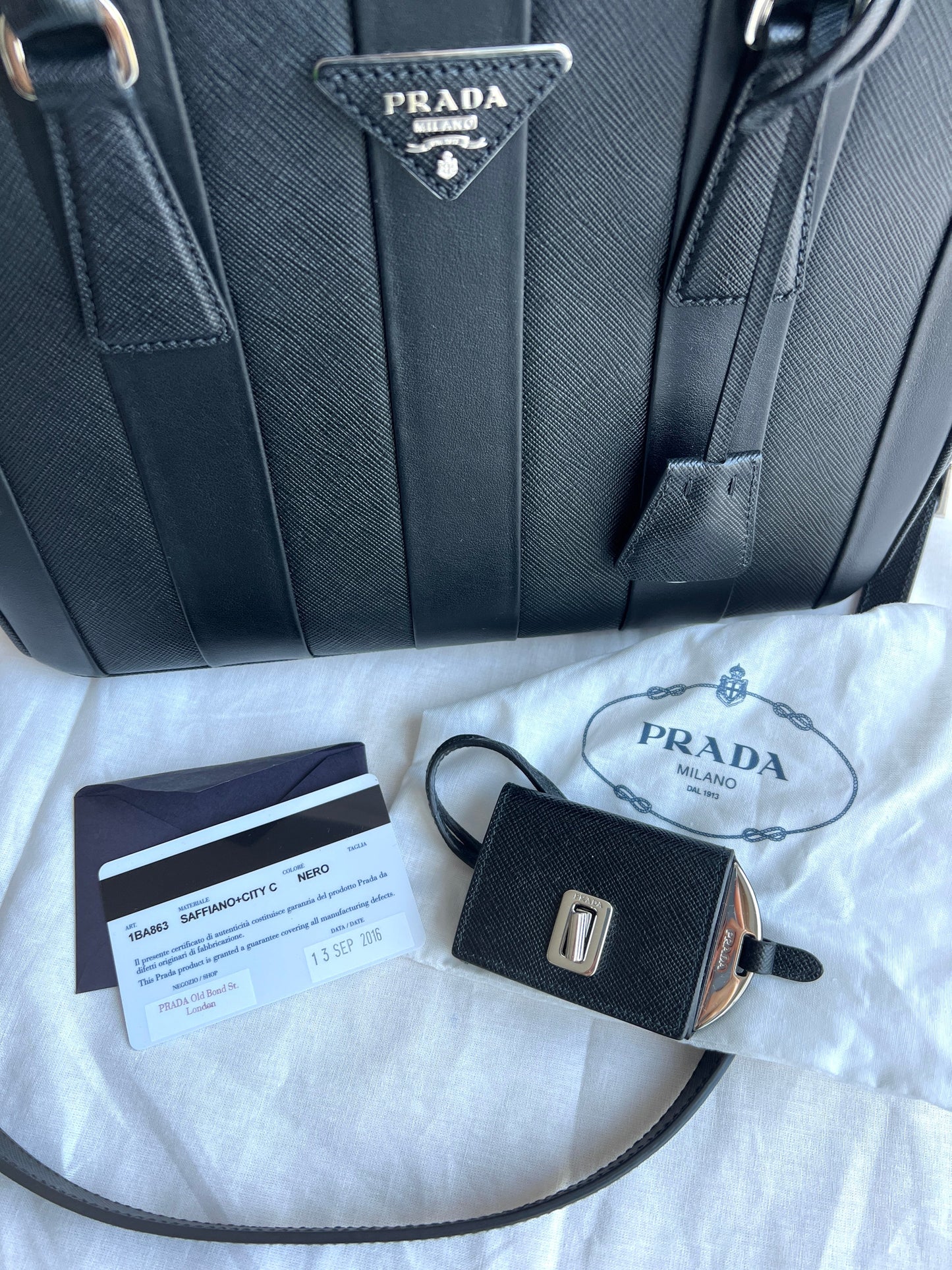 Galleria Bag Black Saffiano Limited Edition