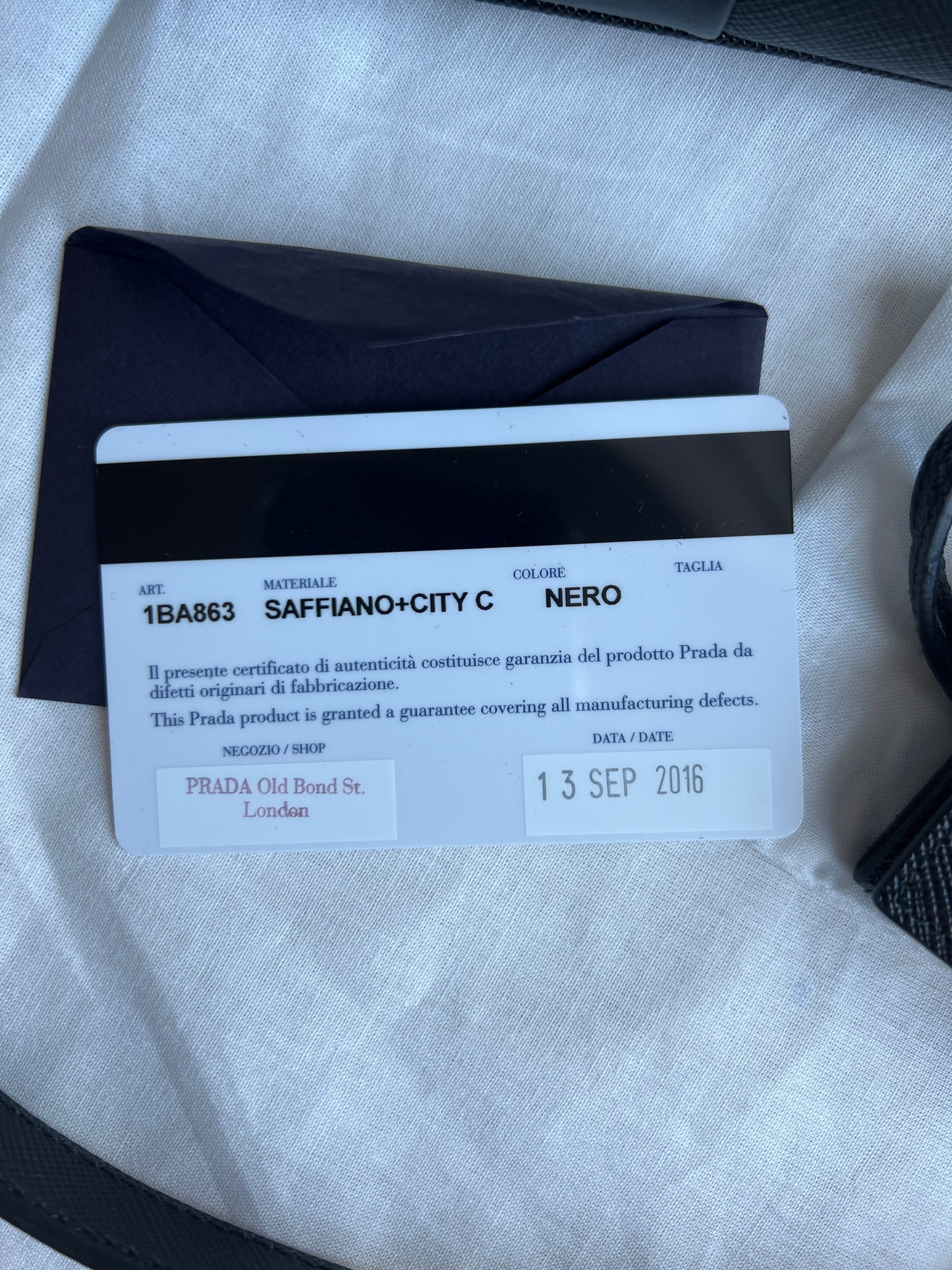 Galleria Bag Black Saffiano Limited Edition