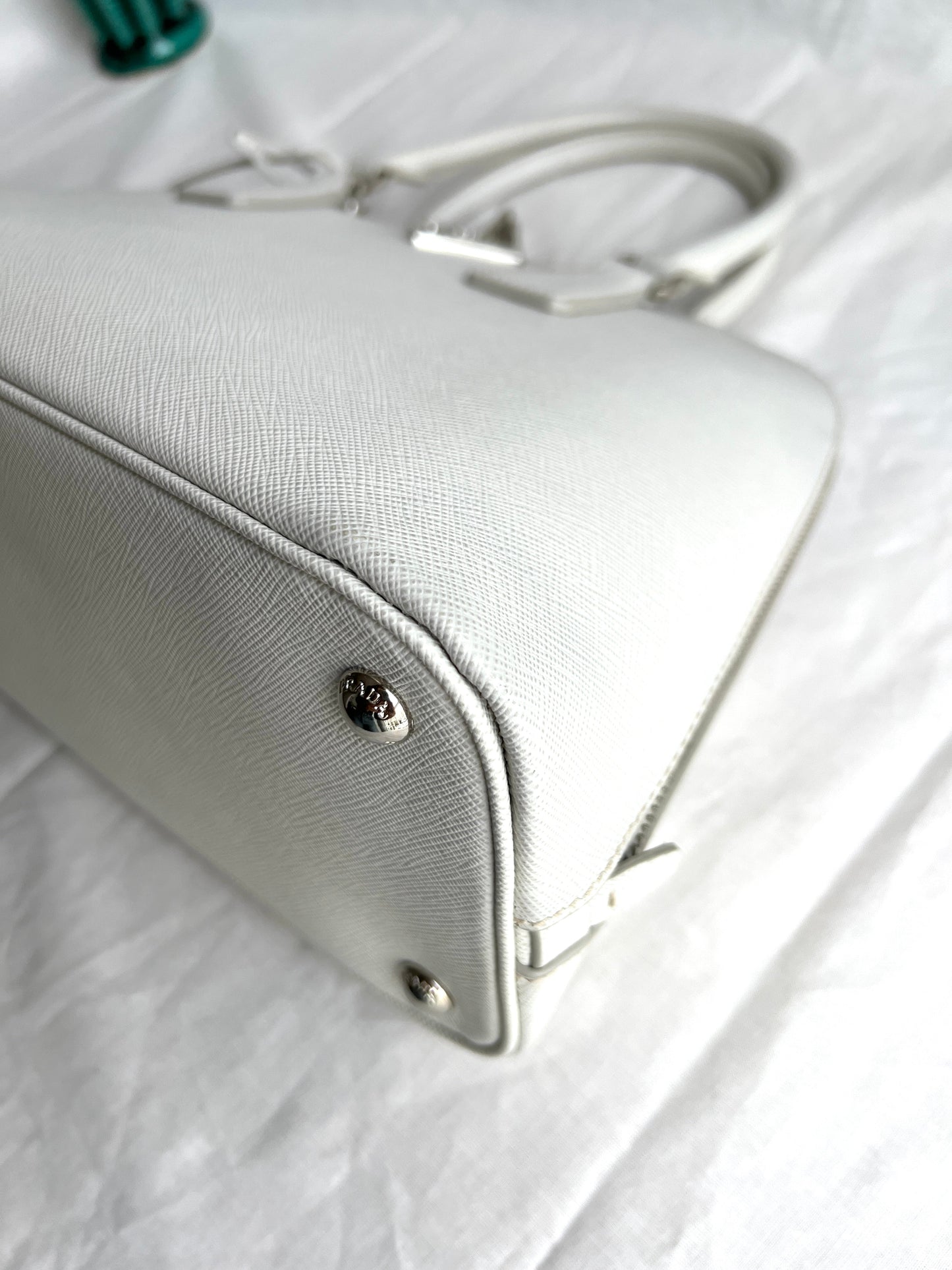 Promenade Bag Saffiano and silver