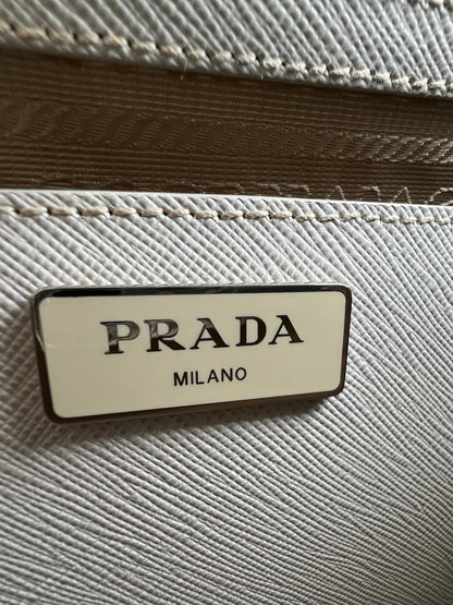 Promenade Bag Saffiano and silver