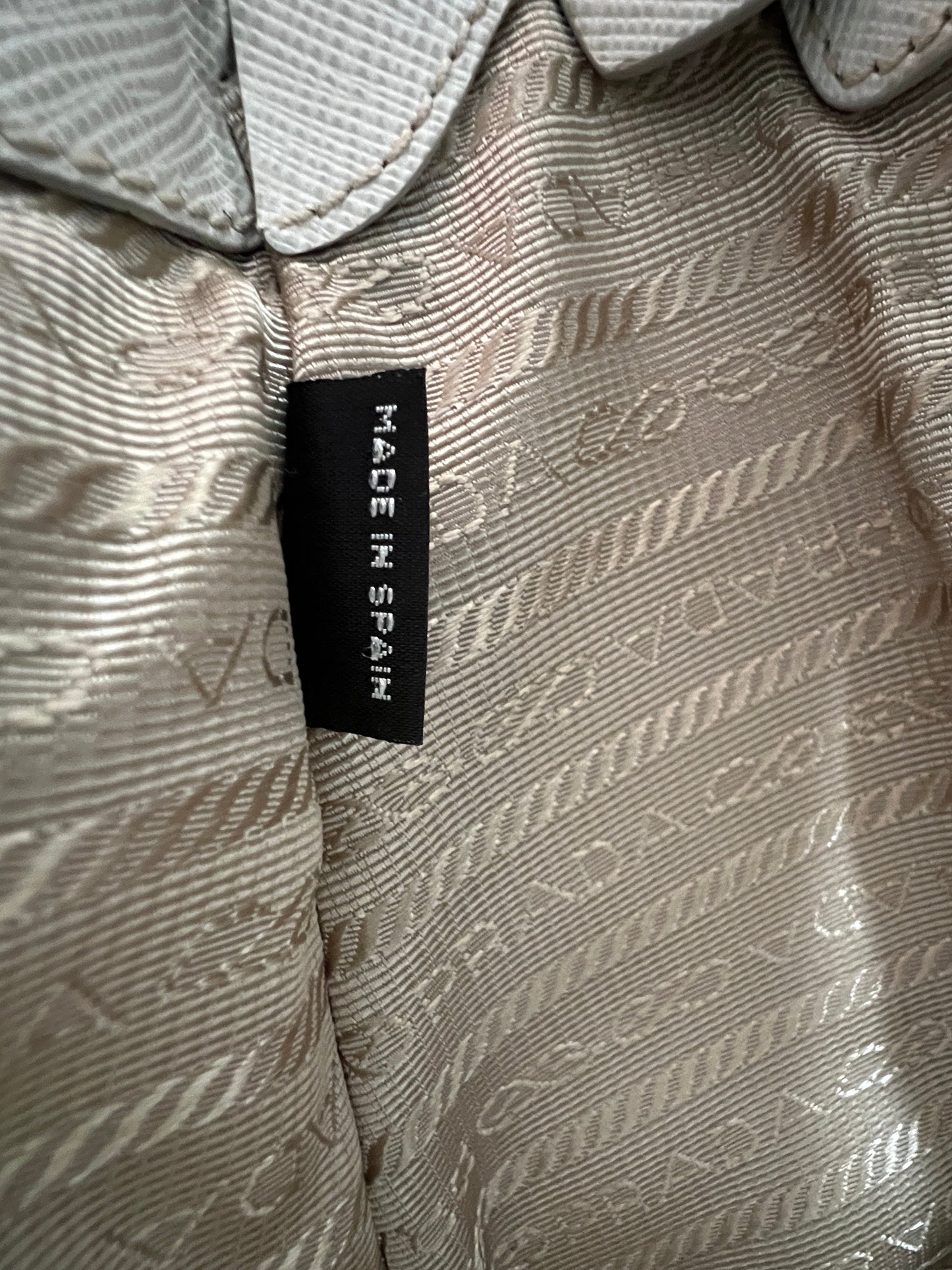Promenade Bag Saffiano and silver