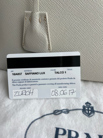Promenade Bag Saffiano and silver